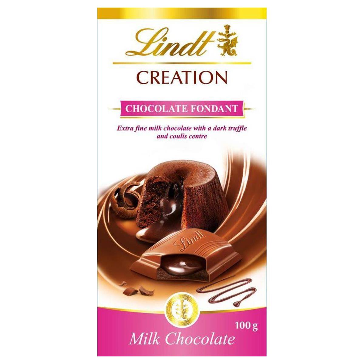 Chocolate Lindt Creation com Foundant de Chocolate 100g