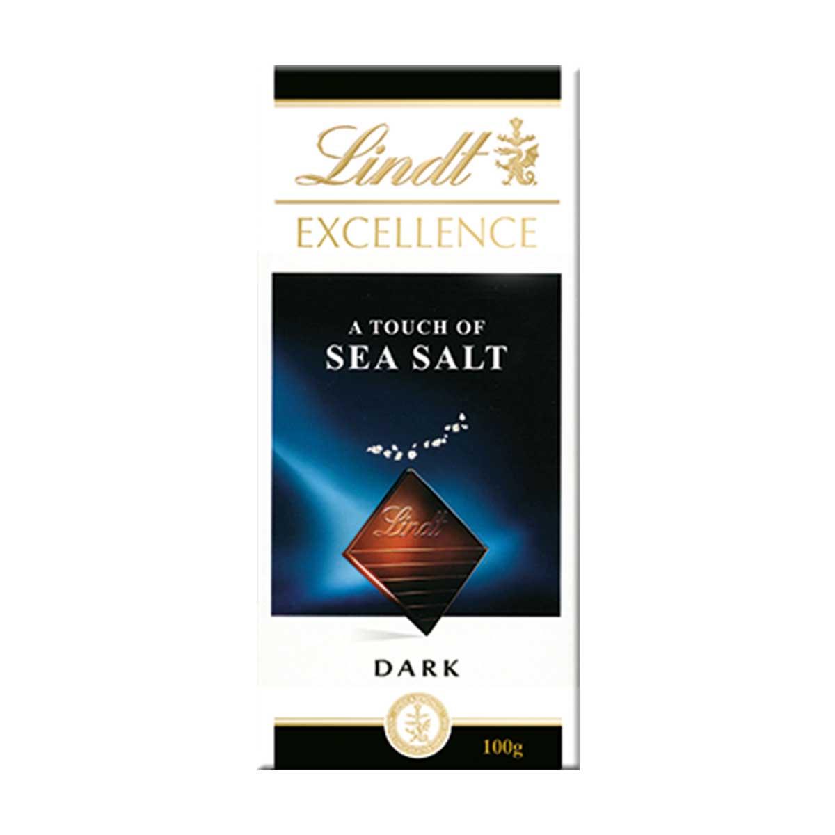 Chocolate Lindt Excellence Sea Salt 100g Chocolate Lindt Excellence Sea Salt 100g Lindt 0640