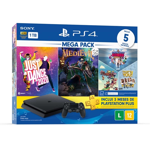 Console Sony Playstation 4 Slim Megapack Bundle V11