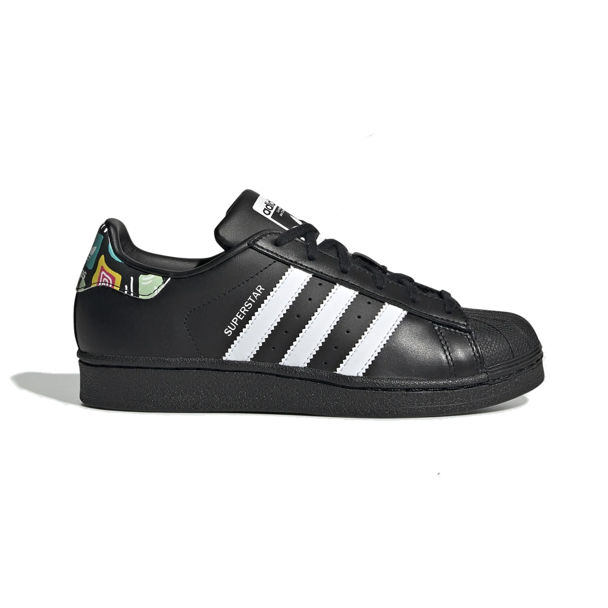 Tênis Adidas Infantil Superstar Iridescent Preto BY2186