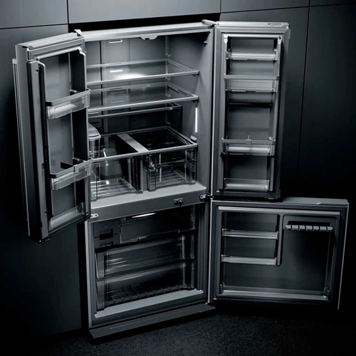 Refrigerador Brastemp Gourmand Frost Free Side Inverse 540L Inox com Ice  Maker - BRO81AR 127V