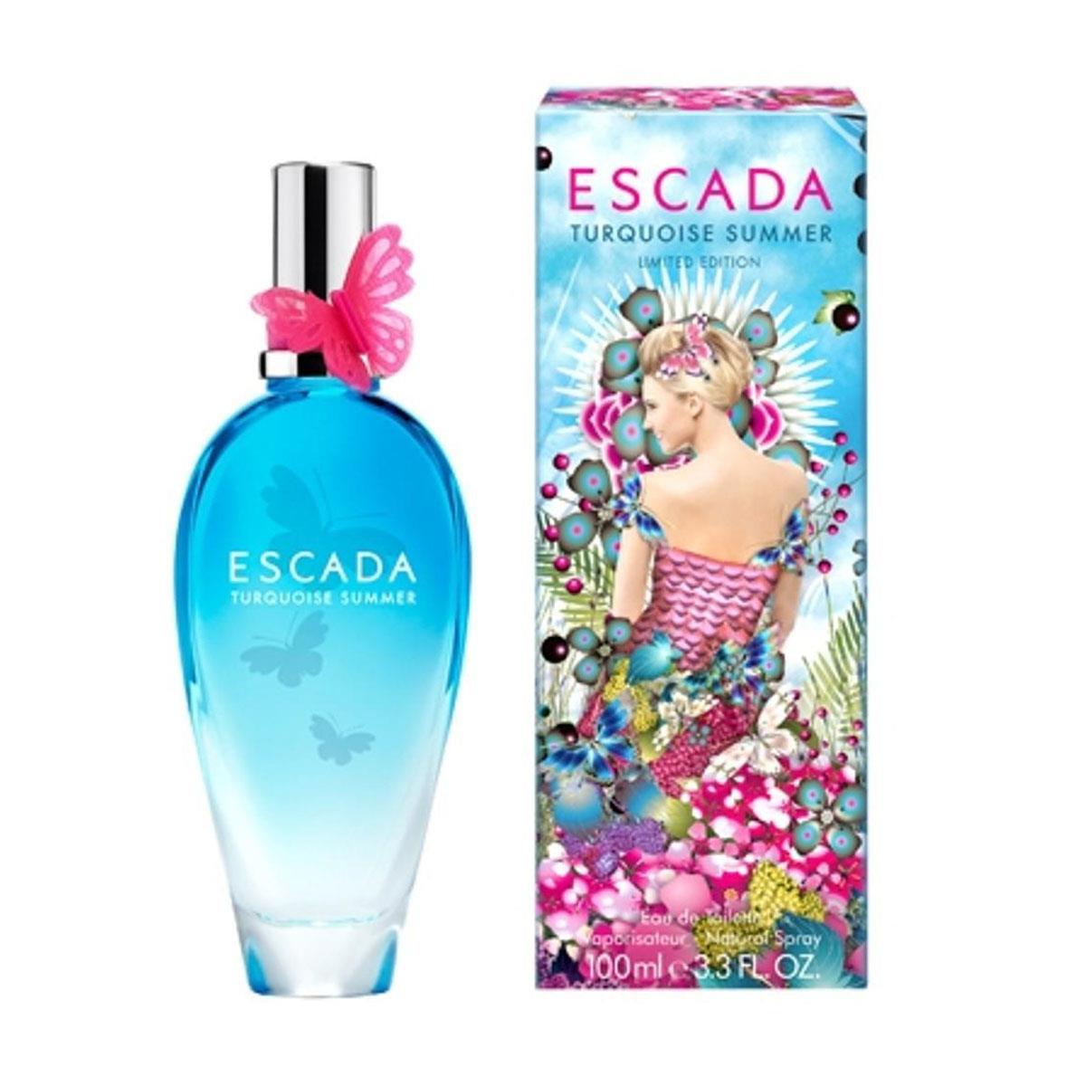 Perfume Escada Turquoise Summer Eau de Toilette Feminino 100 ml