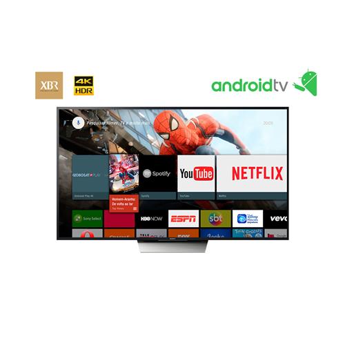 Smart TV LED 4K Ultra HD Sony XBRX855D com WiFi, HDR, Android TV, Triluminos e Motionflow XR 960