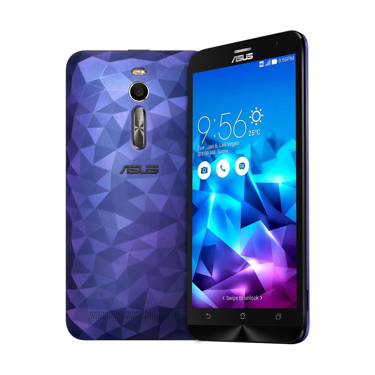 Smartphone Asus Zenfone 2 Deluxe Roxo Dual Chip Tela de 5.5