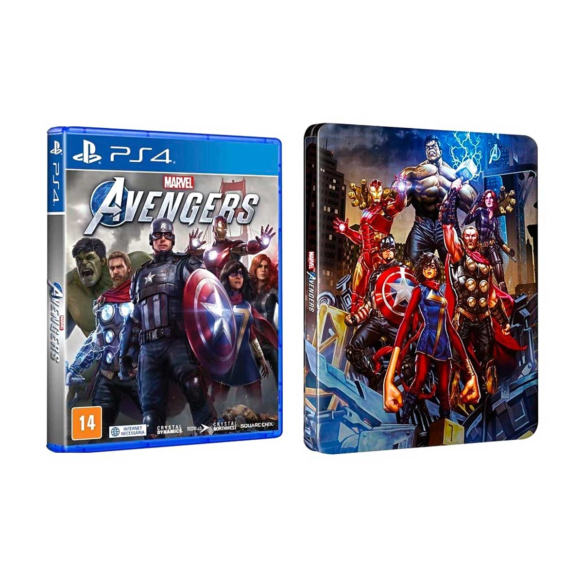 Marvel Avengers + Steelbook PS4 Marvel Avengers + Steelbook PS4