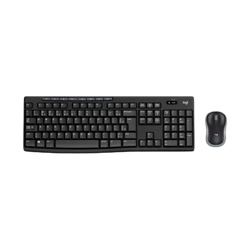 Teclado e Mouse Logitech MK270 Sem Fio Multimídia Preto