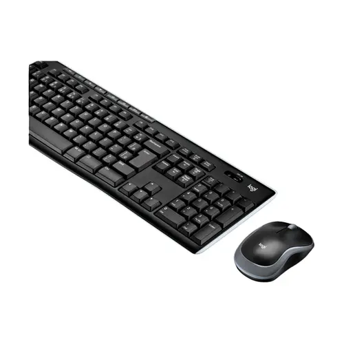 Teclado e Mouse Logitech MK270 Sem Fio Multimídia Preto