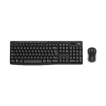 Teclado e Mouse Logitech MK270 Sem Fio Multimídia Preto