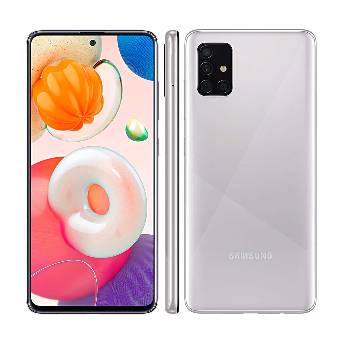 Samsung Galaxy A51 Cinza com Tela Infinita de 6.5”, 4G, 128GB e Câmera ...