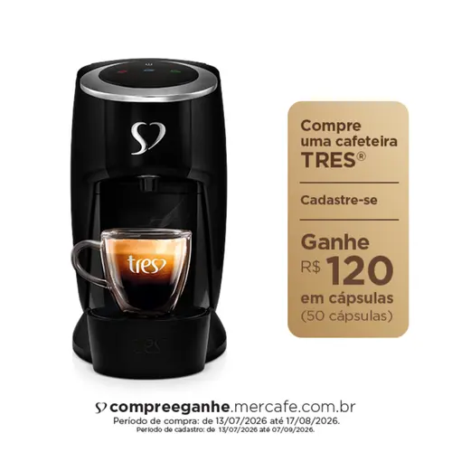 Três Corações Cafeteira Três G2 Touch Preta 127v