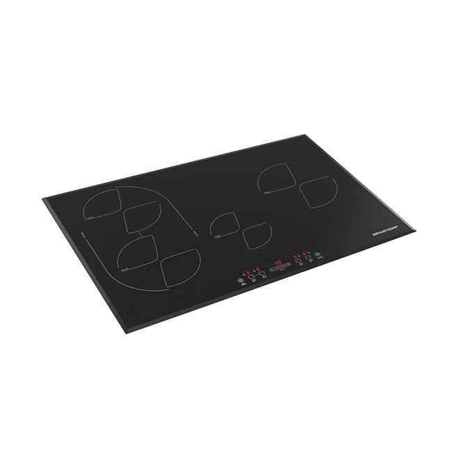 Cooktop por Indução Brastemp BDJ77AE 4 bocas Vitrocerâmico Painel Touch e Timer