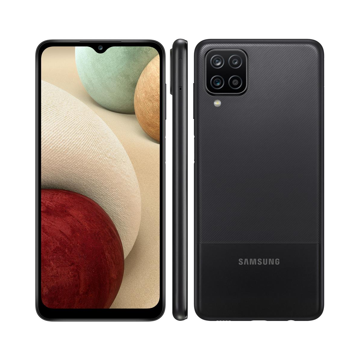 Smartphone Samsung Galaxy A12 Preto 64GB