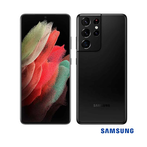 Smartphone Samsung Galaxy S21 Ultra 256GB 5G Wi-Fi Tela 6.8'' Dual Chip  12GB RAM Câmera Quádrupla + Selfie 40MP - Preto em Promoção na Americanas