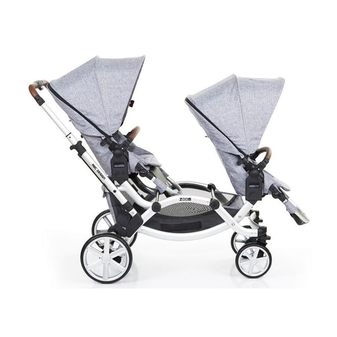 Carrinho de Bebê para Gêmeos ABC Design Zoom até 30kg