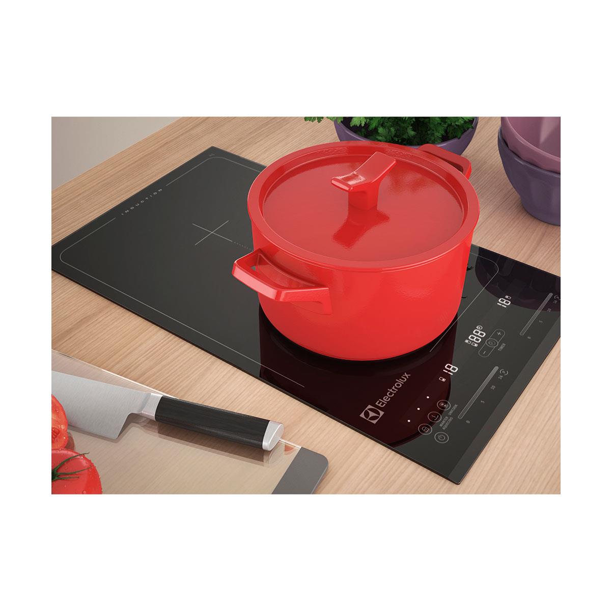 Cooktop por Indução Electrolux IC30 Dominó 2 Bocas Timer e Função Turbo