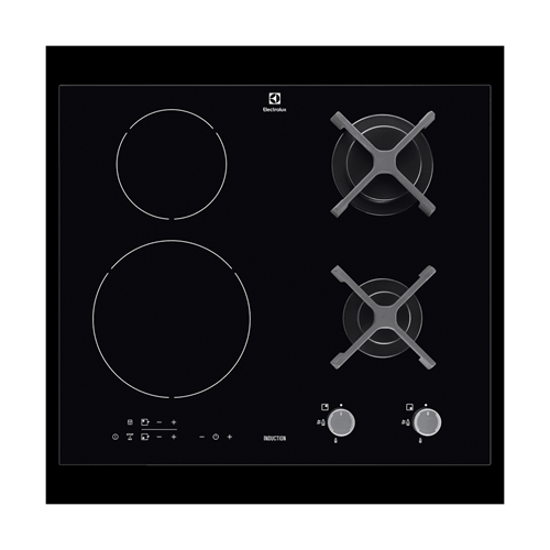 Cooktop Híbrido A Gás E Indução 4 Zonas Preto Electrolux (IE60H) 220V