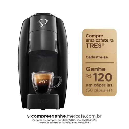 Três Corações Cafeteira Três G1 Lov Basic Preta 127v