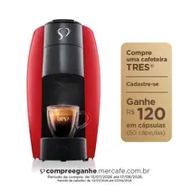 Três Coracões Cafeteira Três G1 Lov Basic Vermelha 220v