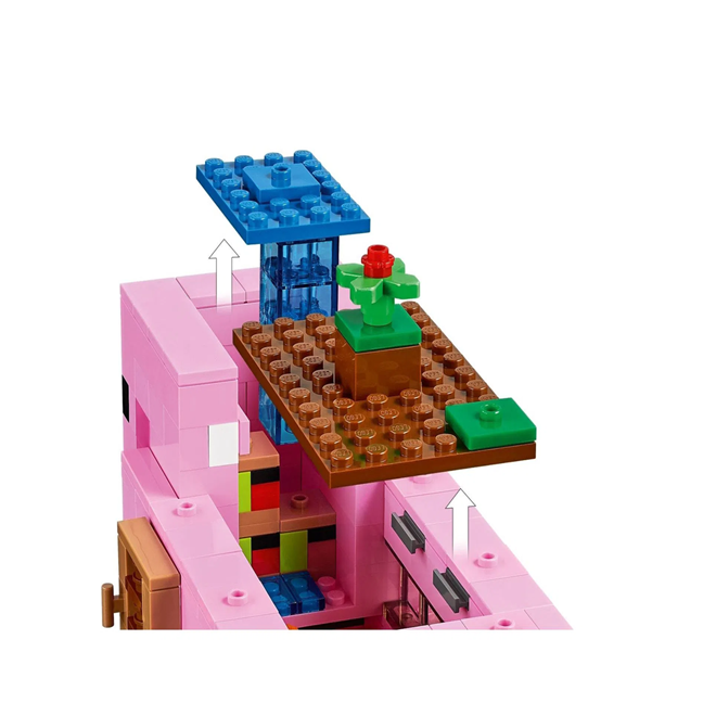 Lego Minecraft A Casa do Porco - Lego 21170 - UPA STORE