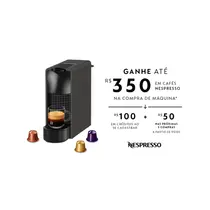 Nespresso Cafeteira Essenza Mini Preta 127v C30-Br-Bk-Ne2-127v