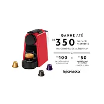 Nespresso Cafeteira Essenza Mini Vermelha 127v D30-Br-Re-Ne2-127v