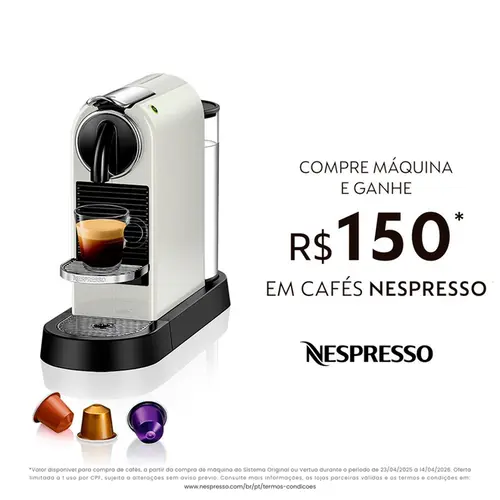 Nespresso Cafeteira Citiz White D113 127v D113-Br-Wh-Ne2-127v