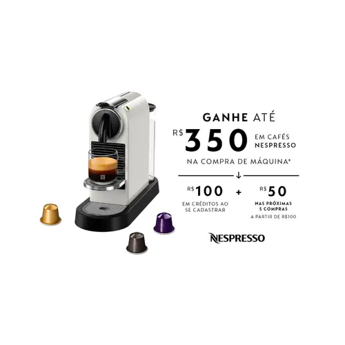 Nespresso Cafeteira Citiz White D113 220v D113-Br3-Wh-Ne2-220v