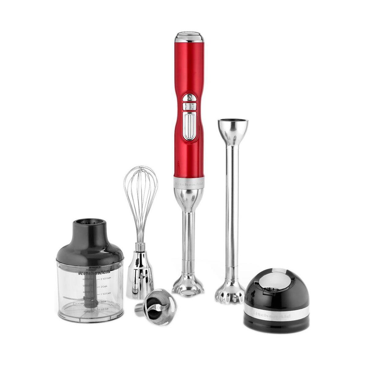 Mixer de Mão KitchenAid Pro Line Sem Fio com 5 Velocidades Vermelho