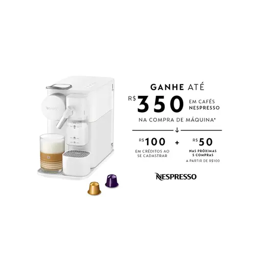 Nespresso Cafeteira Lattissima One Branca F121-Br-Wh-Ne-127v