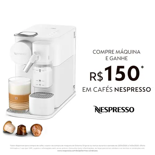 Nespresso Cafeteira Lattissima One Branca F121-Br-Wh-Ne-127v