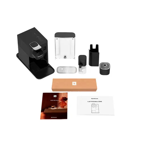 Nespresso Cafeteira Lattissima One Preta F121-Br-Bk-Ne-127v
